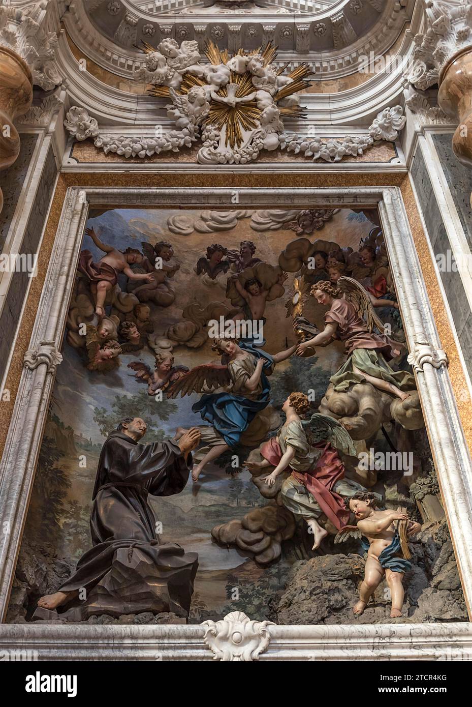Pascal Baylon Sculptural group by the Spanish painter San Pasquale Baylon. San ...