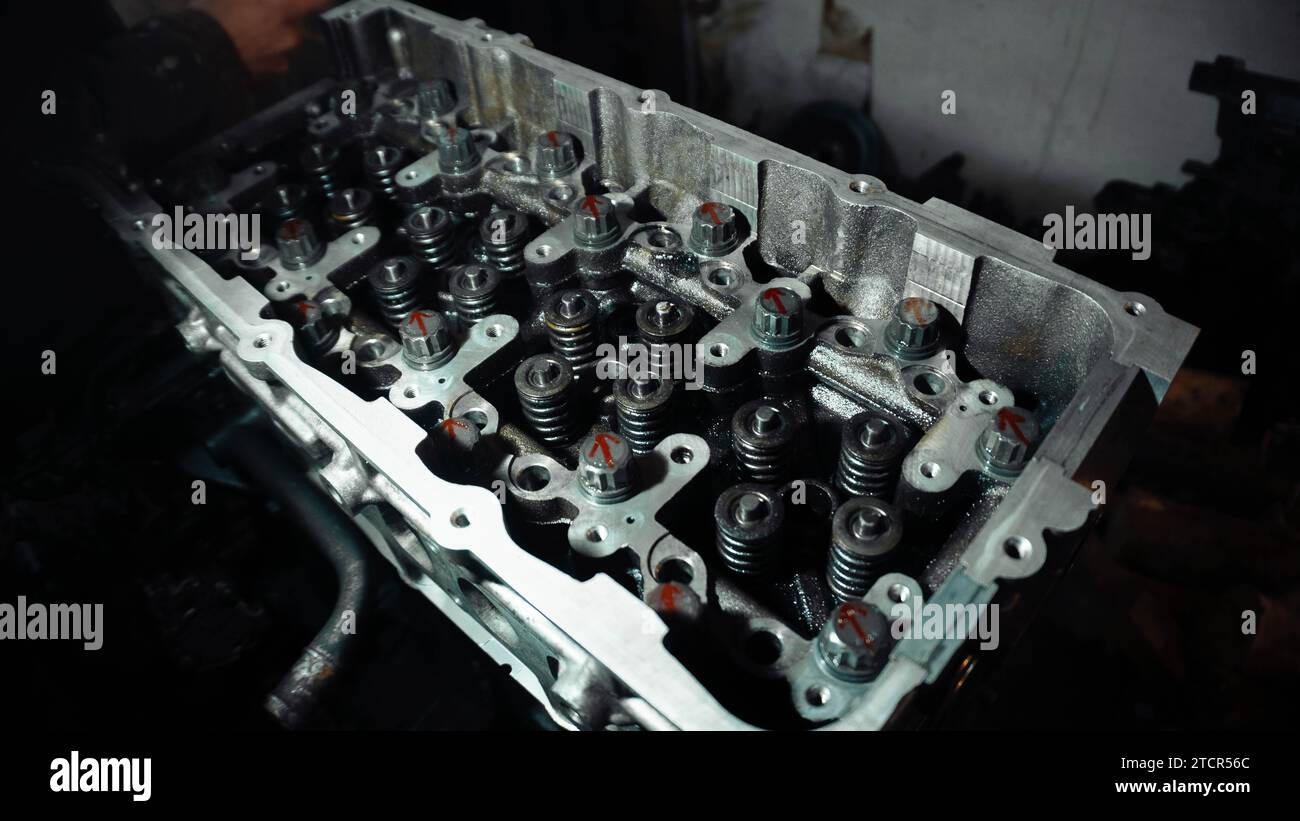 Cylinder head, engine repair adjusting hydraulic compensators and ...