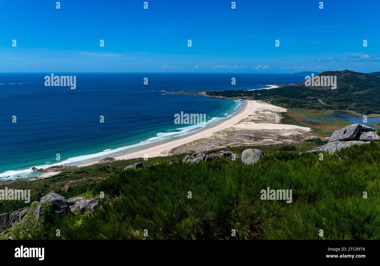 Praia de Louro, Galicia Stock Photo