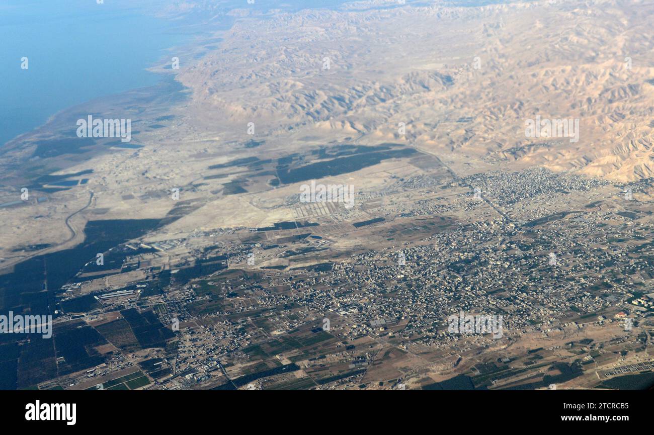 Aerial view of Jericho , Palestine Stock Photo Alamy