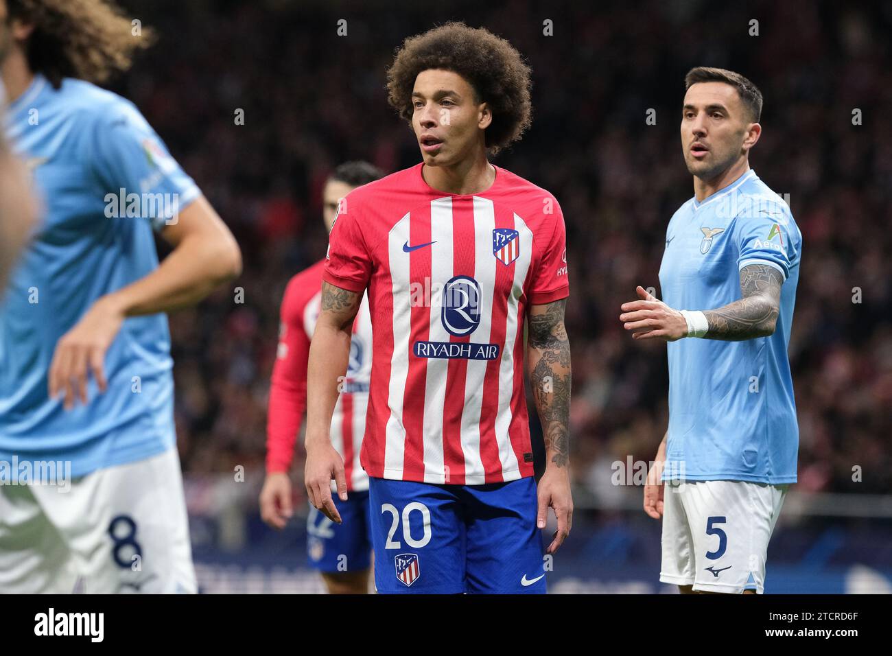 Axel Witsel  of Atletico de Madrid during the UEFA Champions League At Madrid and SS Lazio  Mertropolitano Stadium on Dec 13, 2023 in Madrid, Spain. Stock Photo