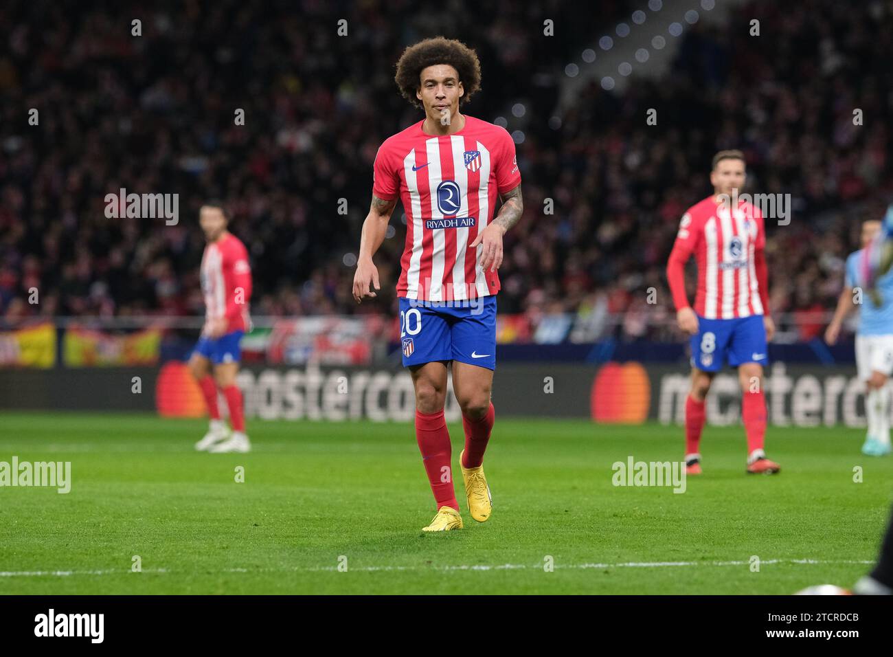 Axel Witsel  of Atletico de Madrid during the UEFA Champions League At Madrid and SS Lazio  Mertropolitano Stadium on Dec 13, 2023 in Madrid, Spain. Stock Photo