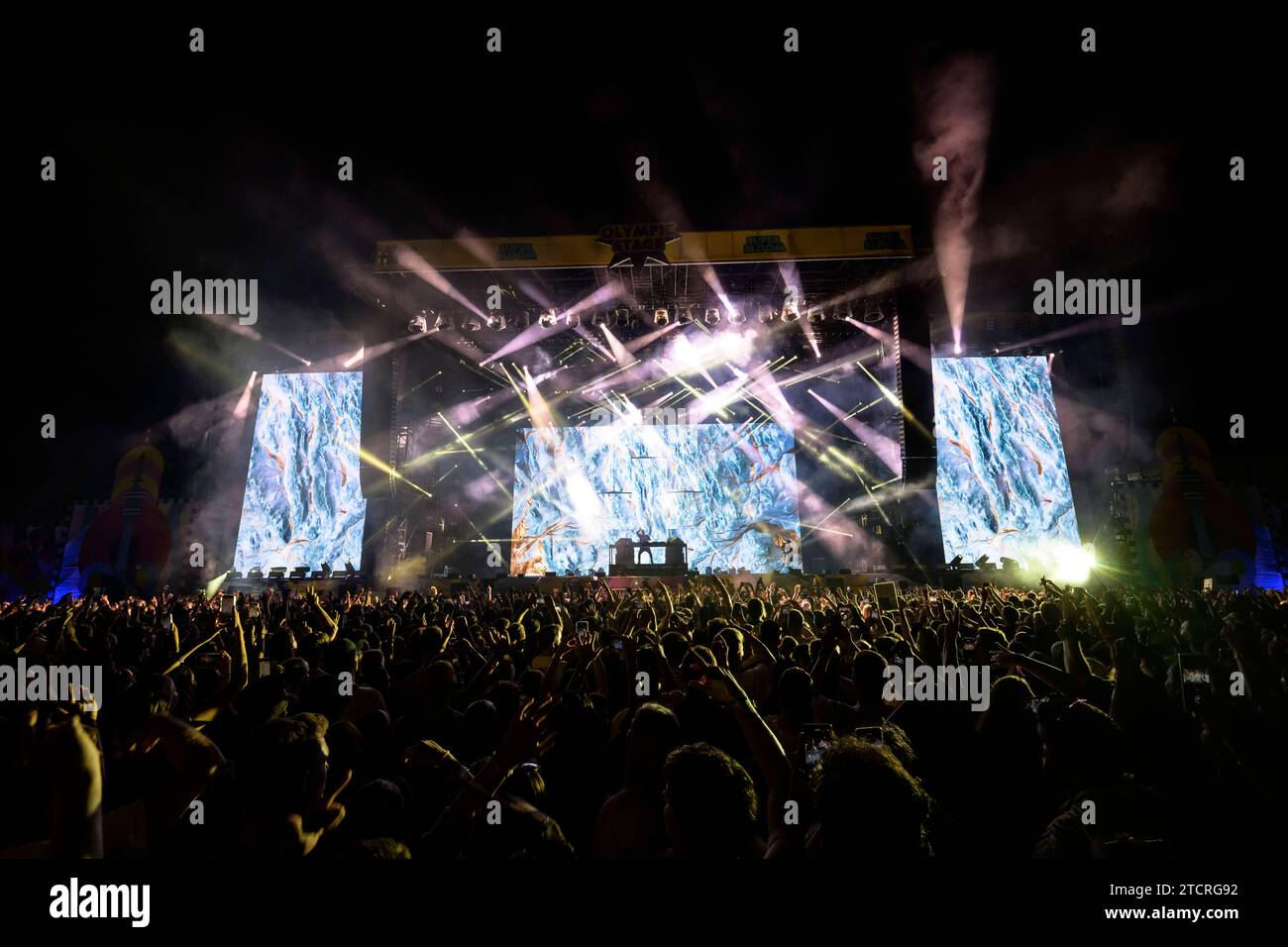 Martin Garrix DJ auf der Olympic Stage beim Super Bloom Festival im ...