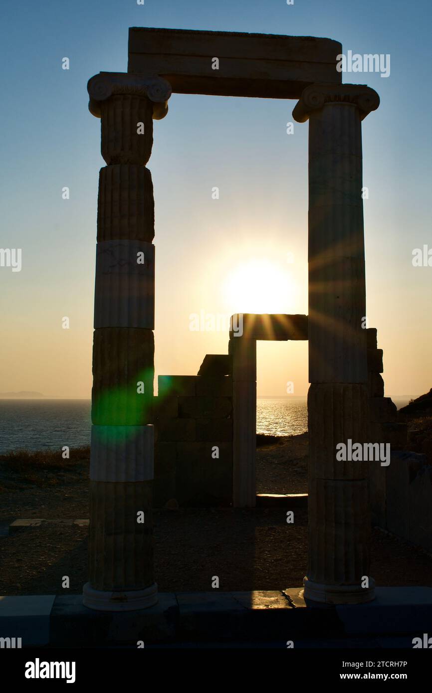 Knidos ancient city and port. Ruins of the ancient city of Knidos at ...