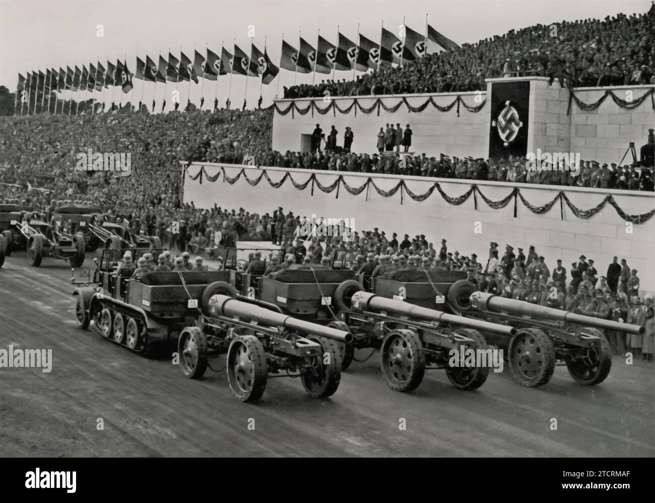 1935 photo of German military parade on Armed Forces Day 1935 photo of German military parade on Armed Forces Day