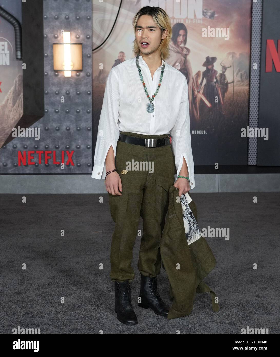 Los Angeles, USA. 13th Dec, 2023. Sky Yang arrives at the Netflix's ...