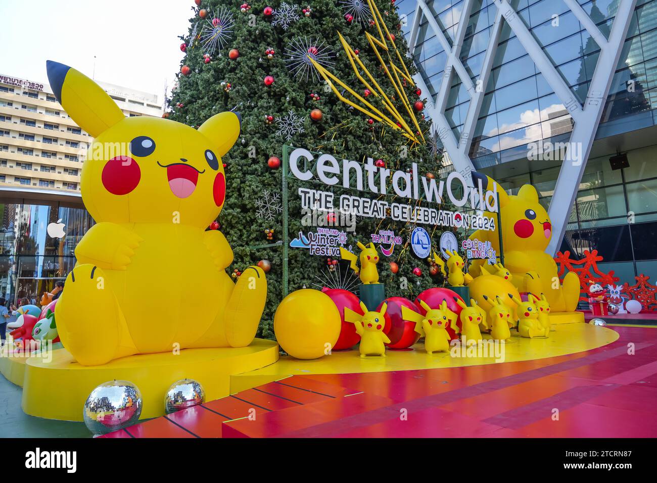 Pokemon Christmas Celebration square, fair, celebration at Central