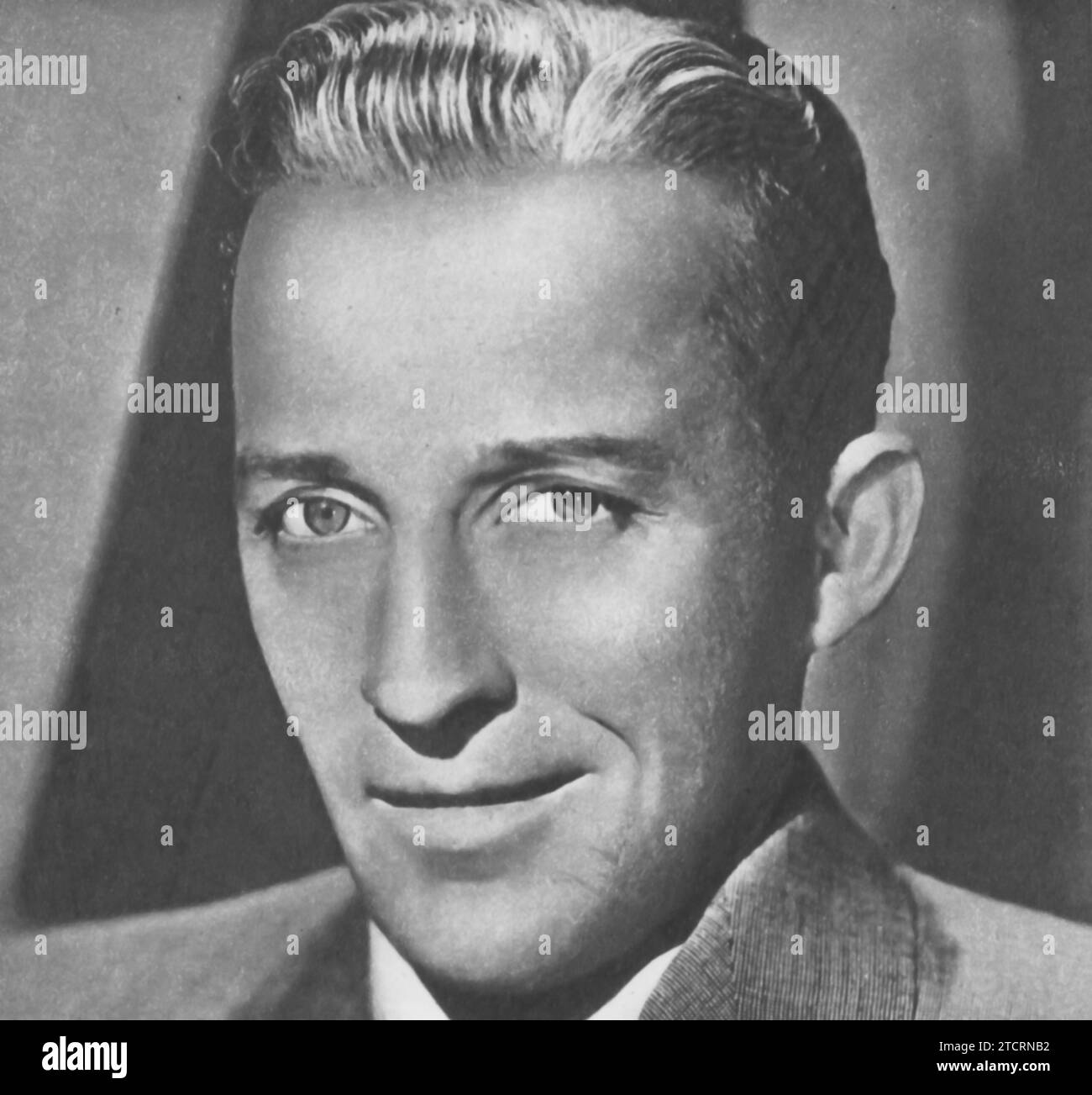 Portrait of the legendary actor and singer Bing Crosby, who was born on