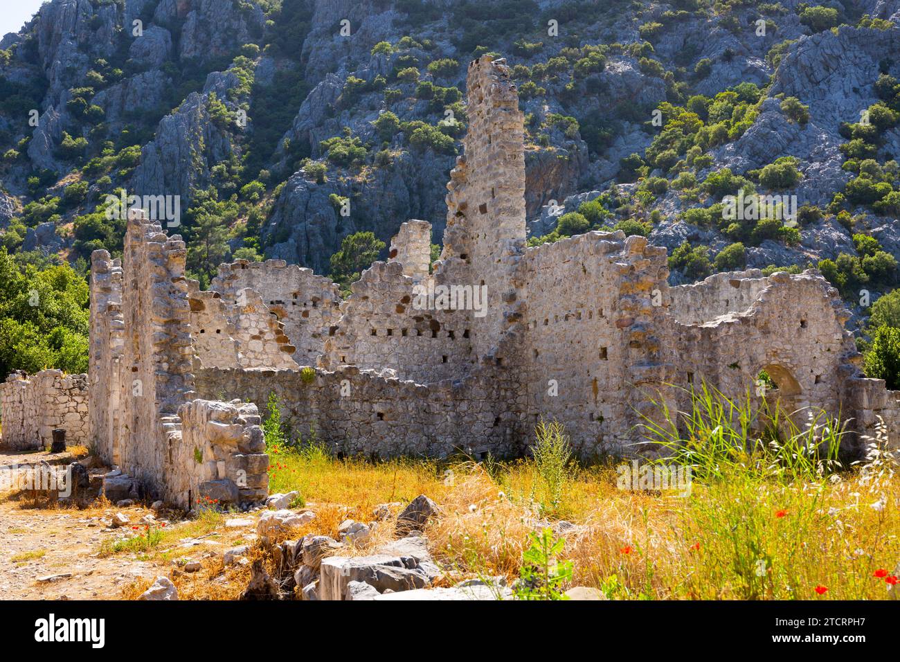 Ancient ruins olympos old hi-res stock photography and images - Alamy