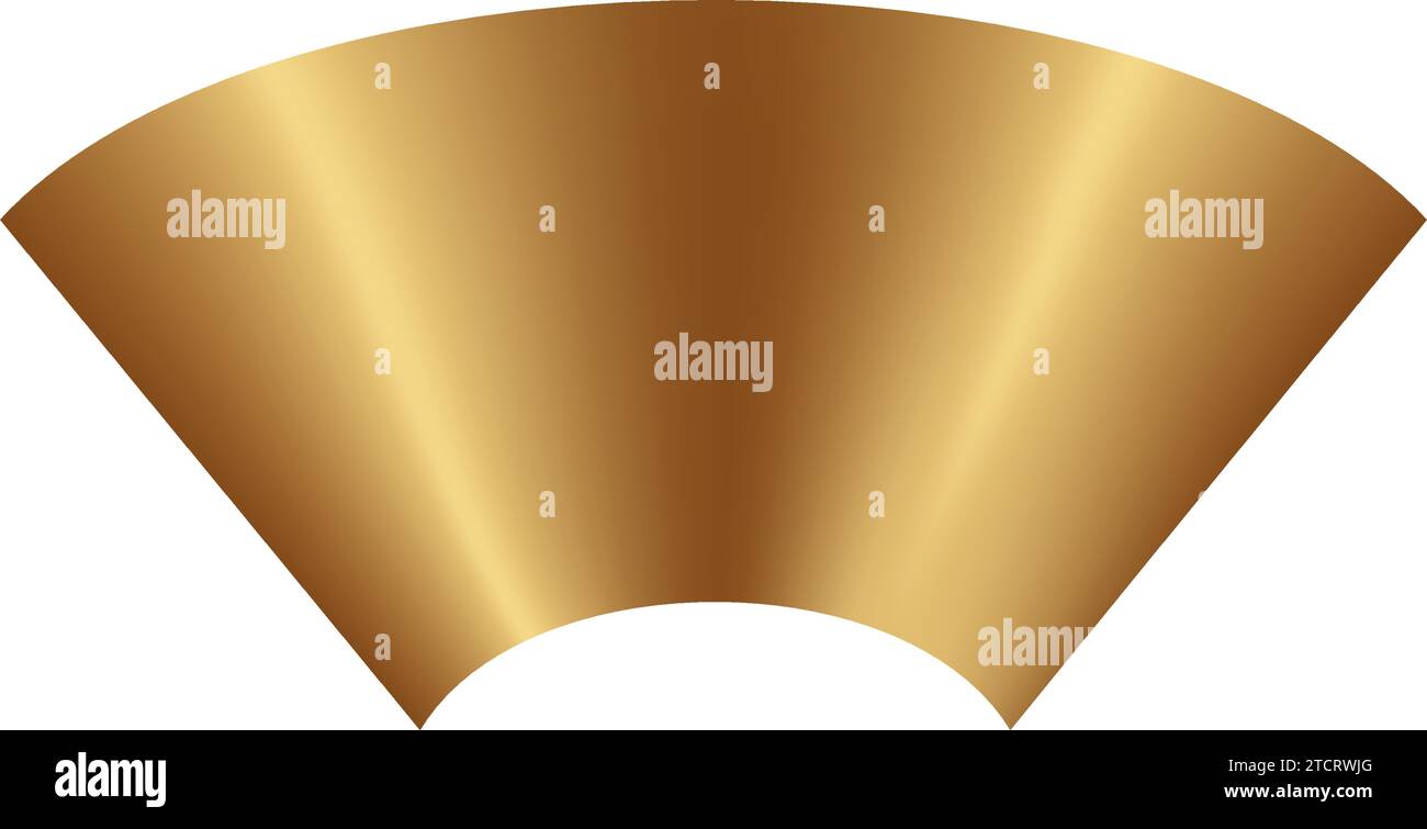 Golden confetti element. Vector illustration. Stock Vector