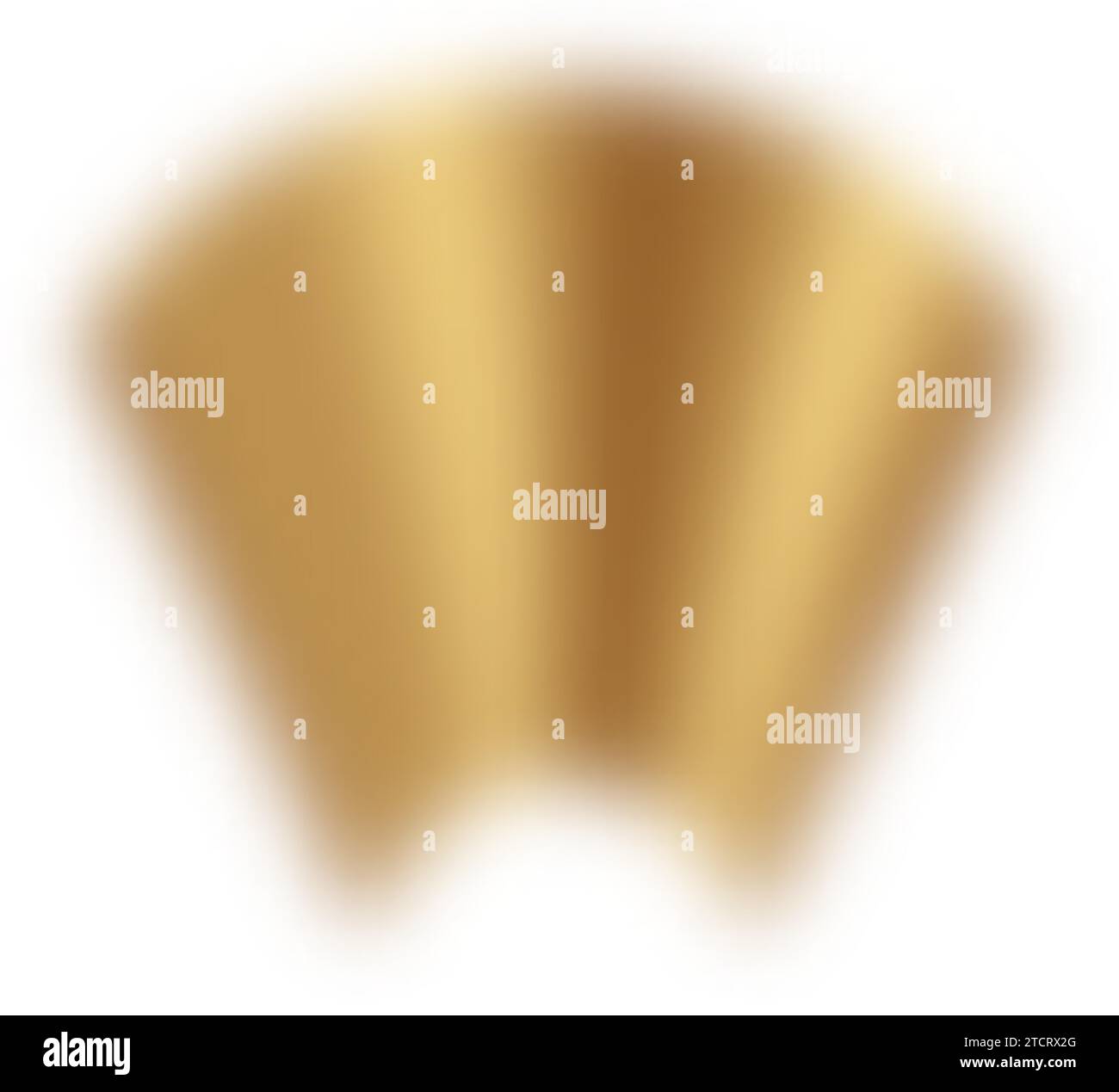 Golden blurred confetti element. Vector illustration. Stock Vector
