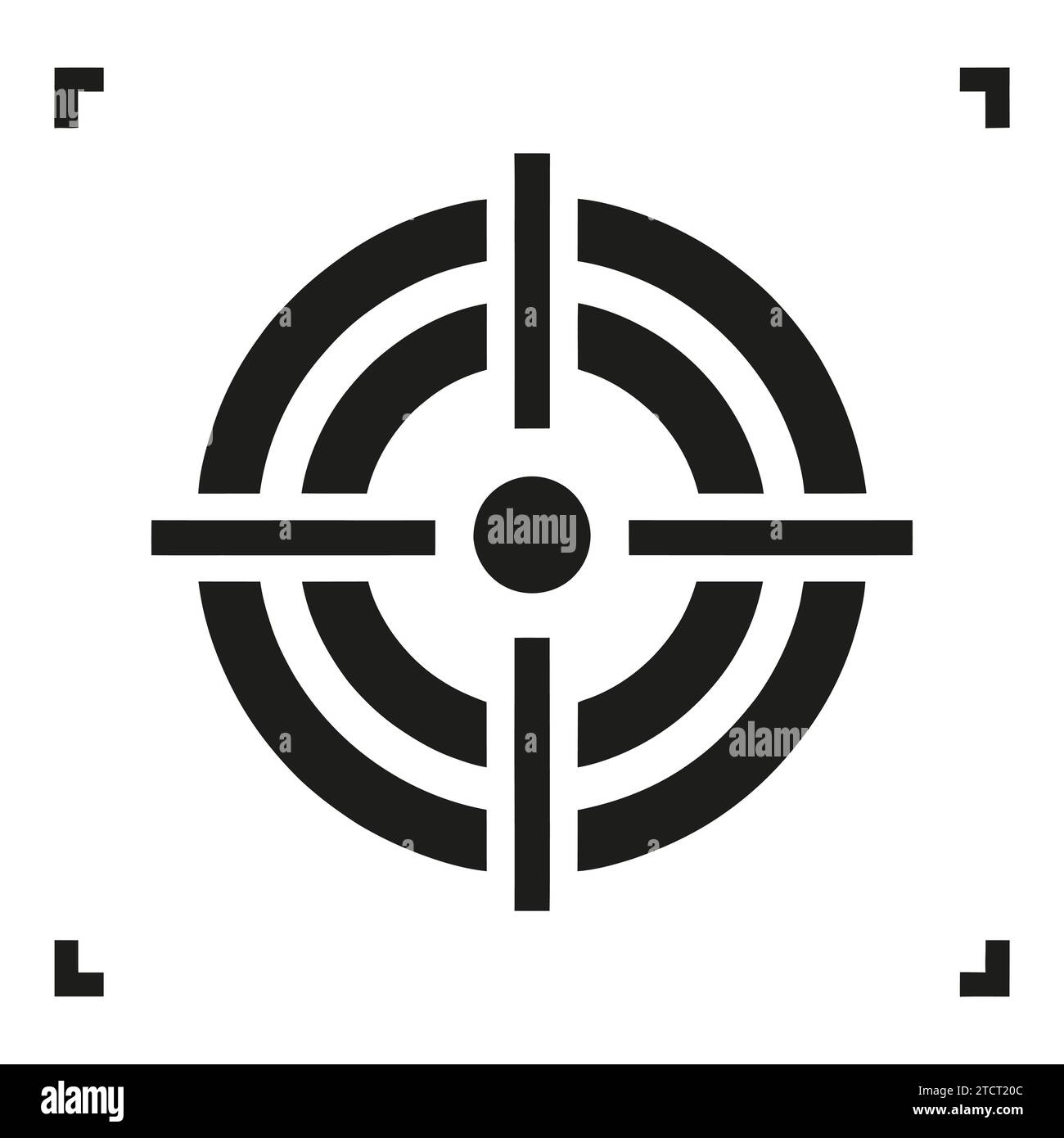 Target icon. Sight or target icon isolated Stock Vector Image & Art - Alamy