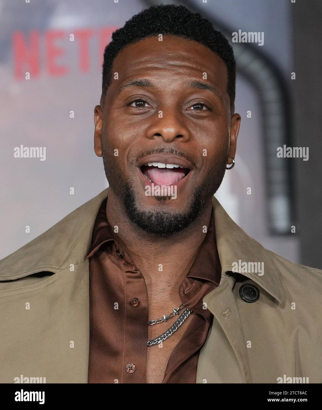 Kel Mitchell arrives at the Netflix's REBEL MOON - PART ONE: A CHILD OF FIRE Los Angeles Premiere held at the TCL Chinese Theatre in Hollywood, CA on Wednesday, ?December 13, 2023. (Photo By Sthanlee B. Mirador/Sipa USA) Stock Photo