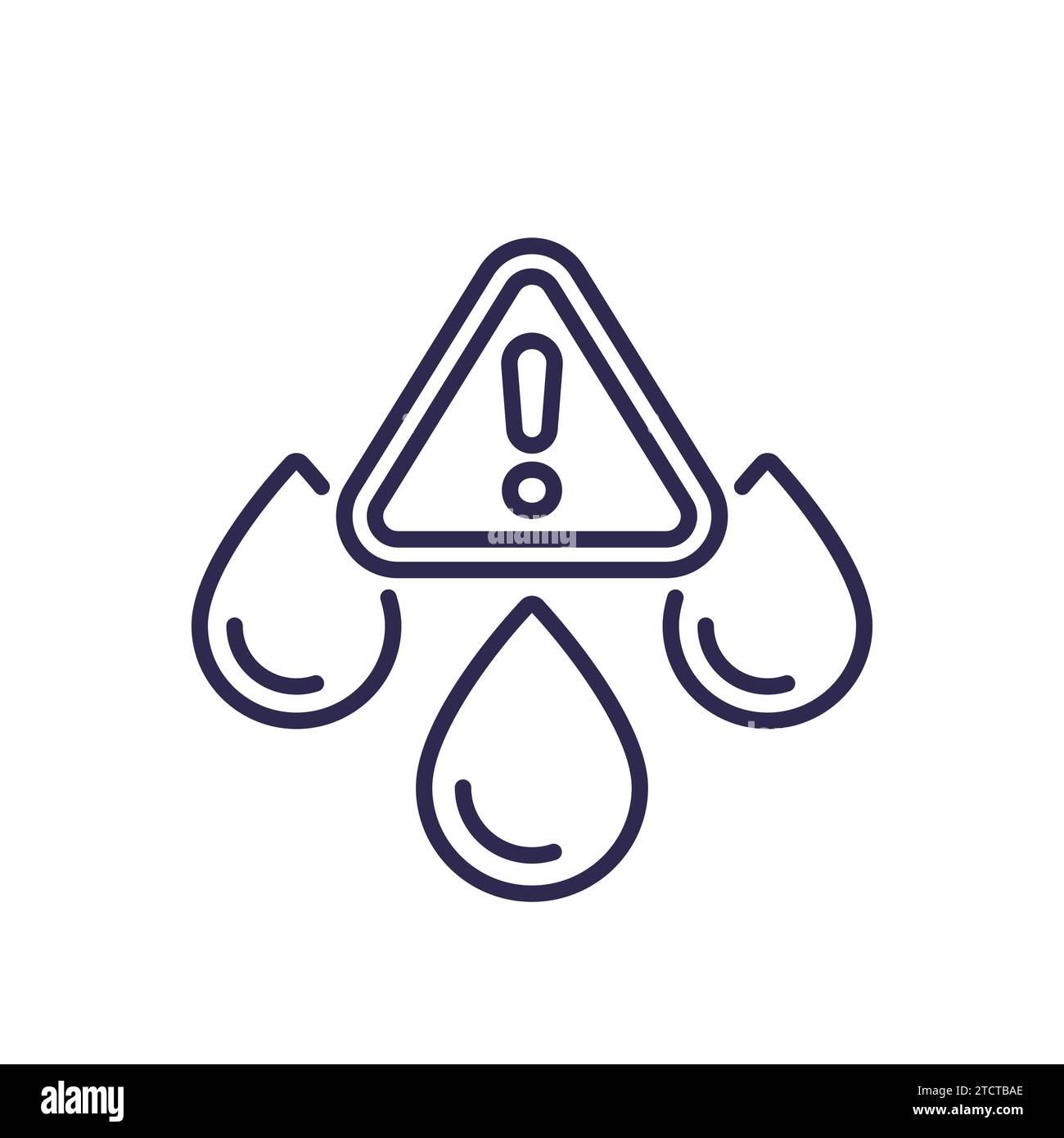 high cholesterol icon, line vector Stock Vector