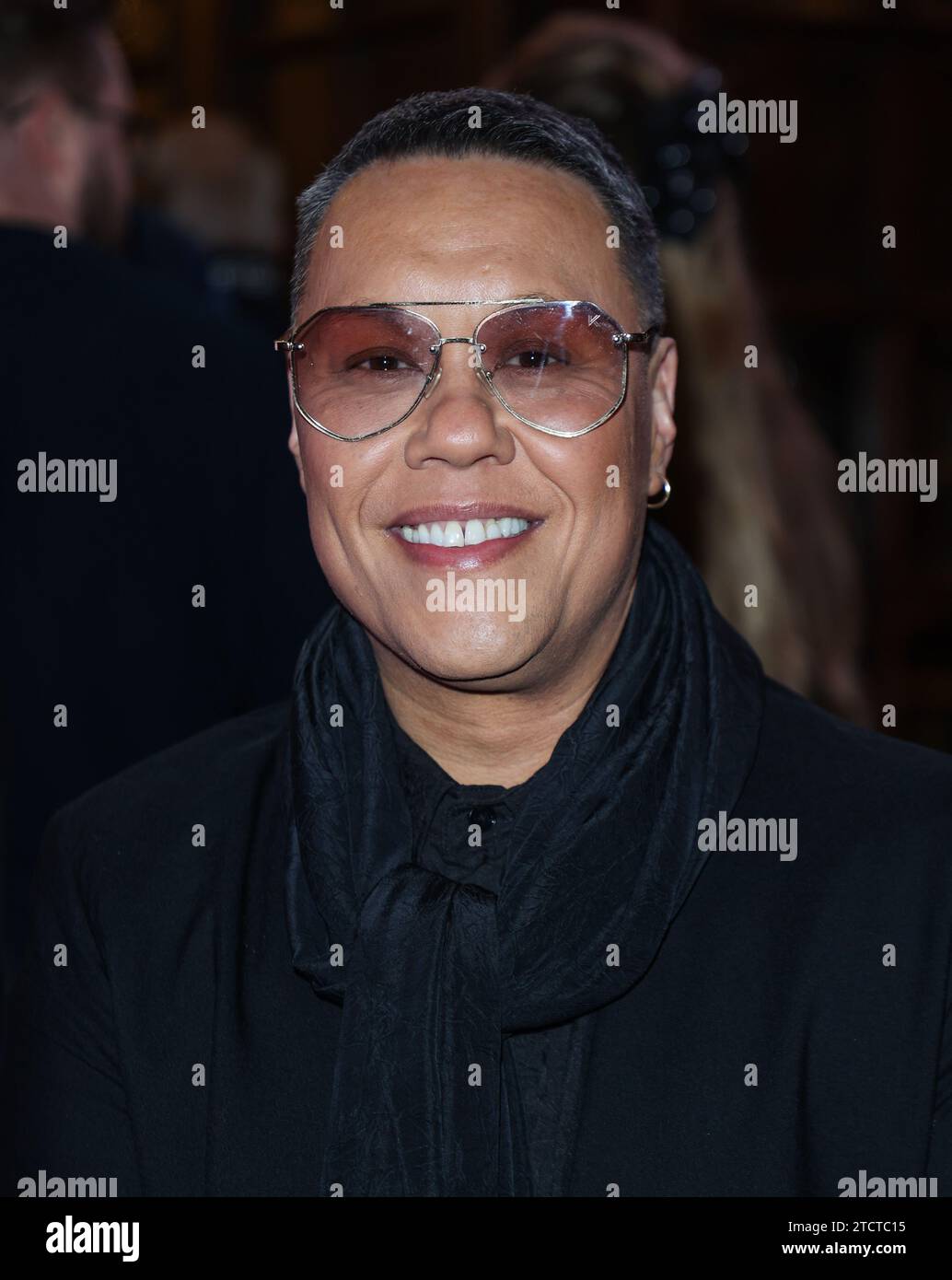 Gok Wan attends the press night for the annual pantomime at the London Palladium, which this year is 'Peter Pan'. Stock Photo