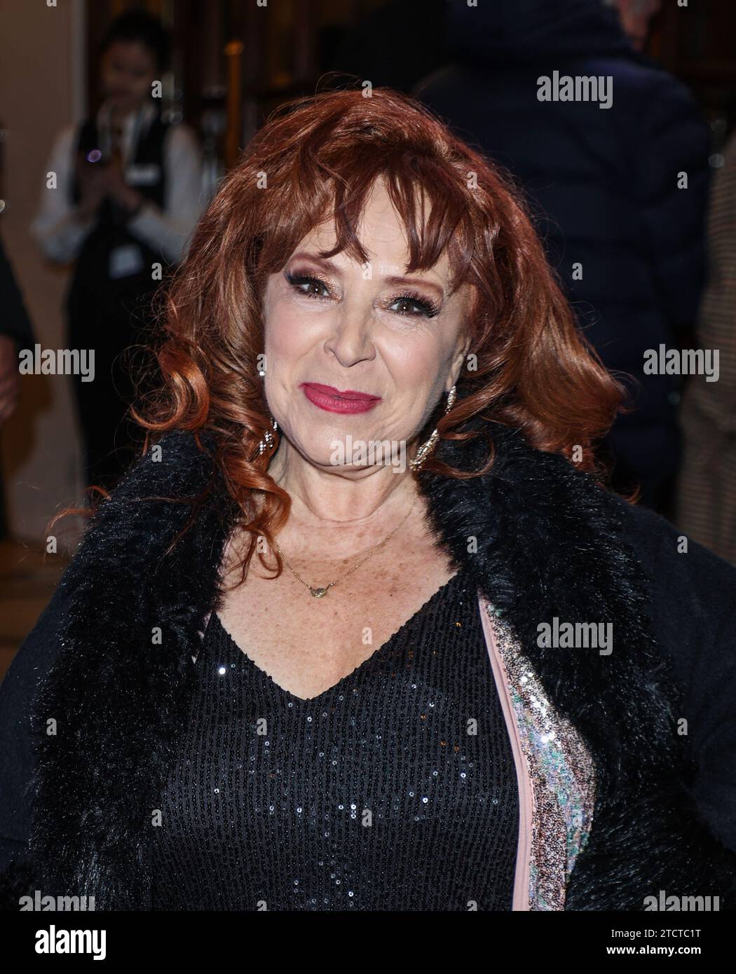 Harriet Thorpe attends the press night for the annual pantomime at the