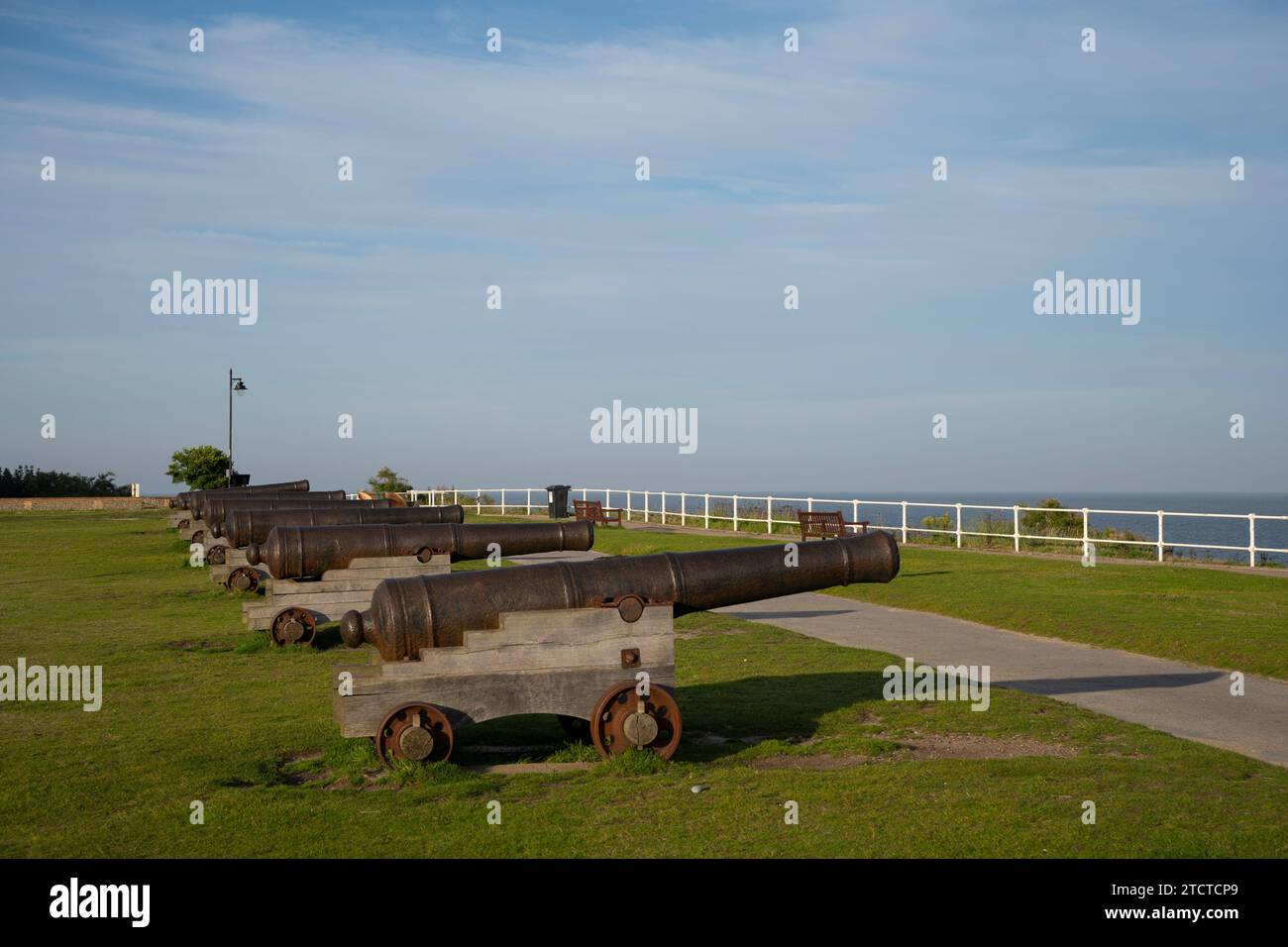 Gun Hill Cannons, Southwold, Suffolk, England, UK Stock Photo Alamy