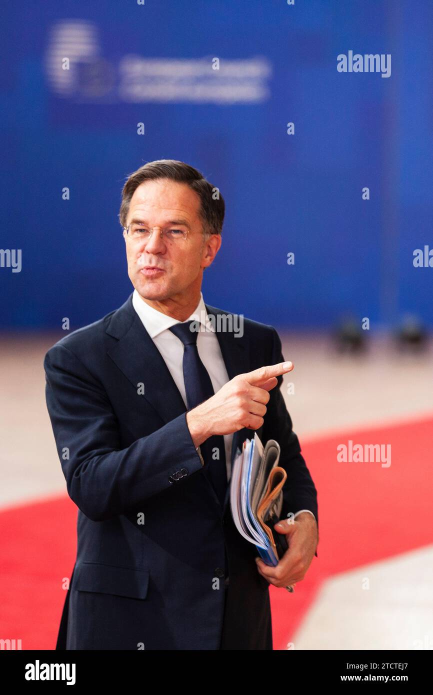 Brussels, Belgium. 14th Dec, 2023. Nicolas Landemard/Le Pictorium