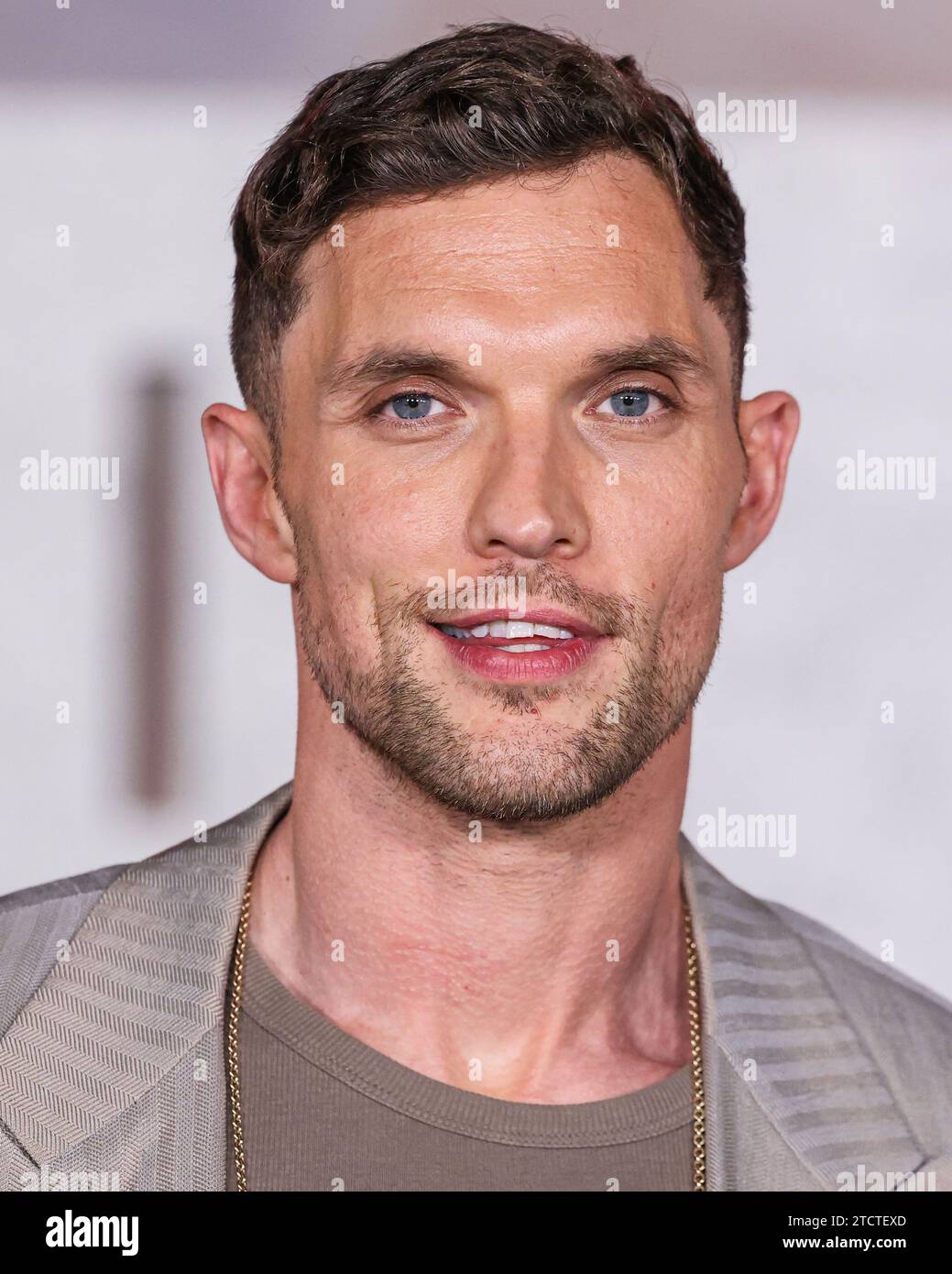 Hollywood, United States. 13th Dec, 2023. HOLLYWOOD, LOS ANGELES, CALIFORNIA, USA - DECEMBER 13: English actor, filmmaker and rapper Ed Skrein arrives at the Los Angeles Premiere Of Netflix's 'Rebel Moon - Part One: A Child Of Fire' held at the TCL Chinese Theatre IMAX on December 13, 2023 in Hollywood, Los Angeles, California, United States. (Photo by Xavier Collin/Image Press Agency) Credit: Image Press Agency/Alamy Live News Stock Photo