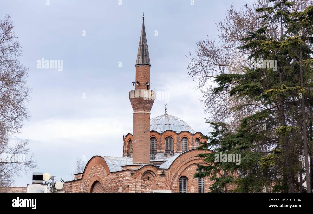 Kalenderhane Mosque is a former Eastern Orthodox church in Istanbul, converted into a mosque during the Ottoman Empire period. Stock Photo