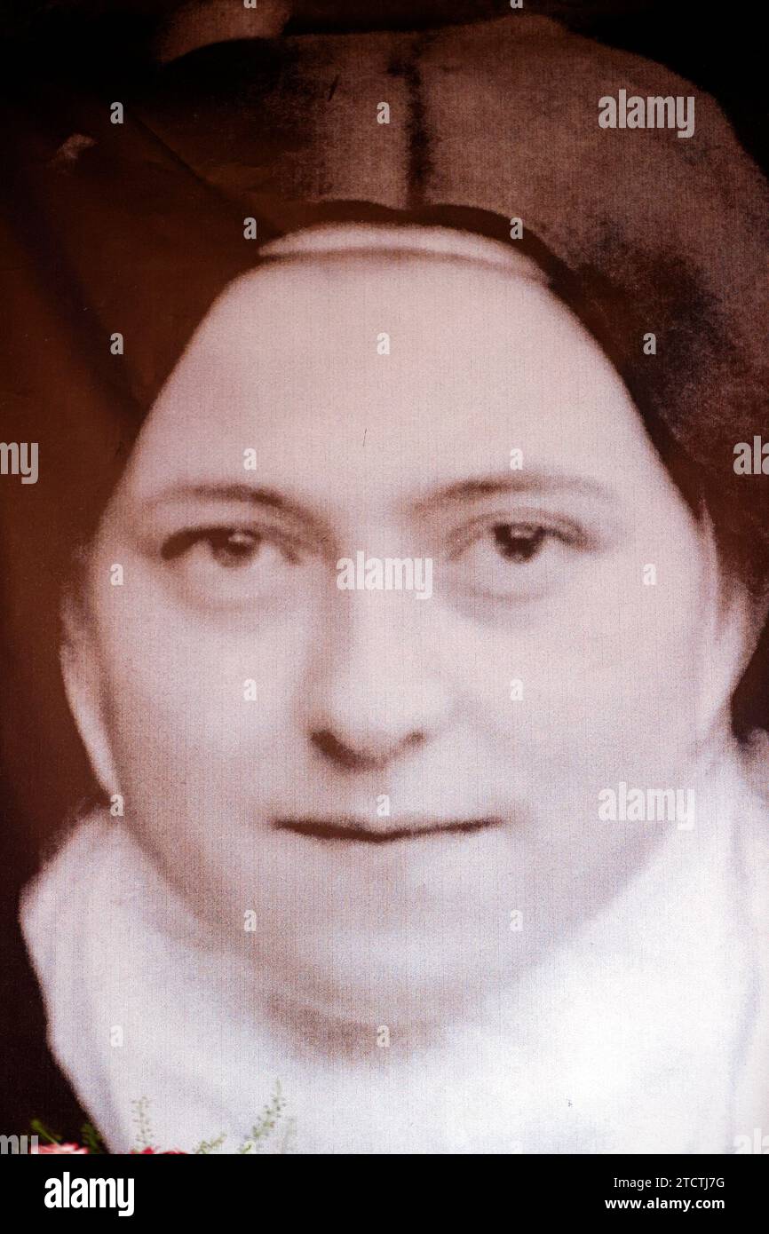 Sainte Catherine church. Saint Therese of the Child Jesus and the Holy