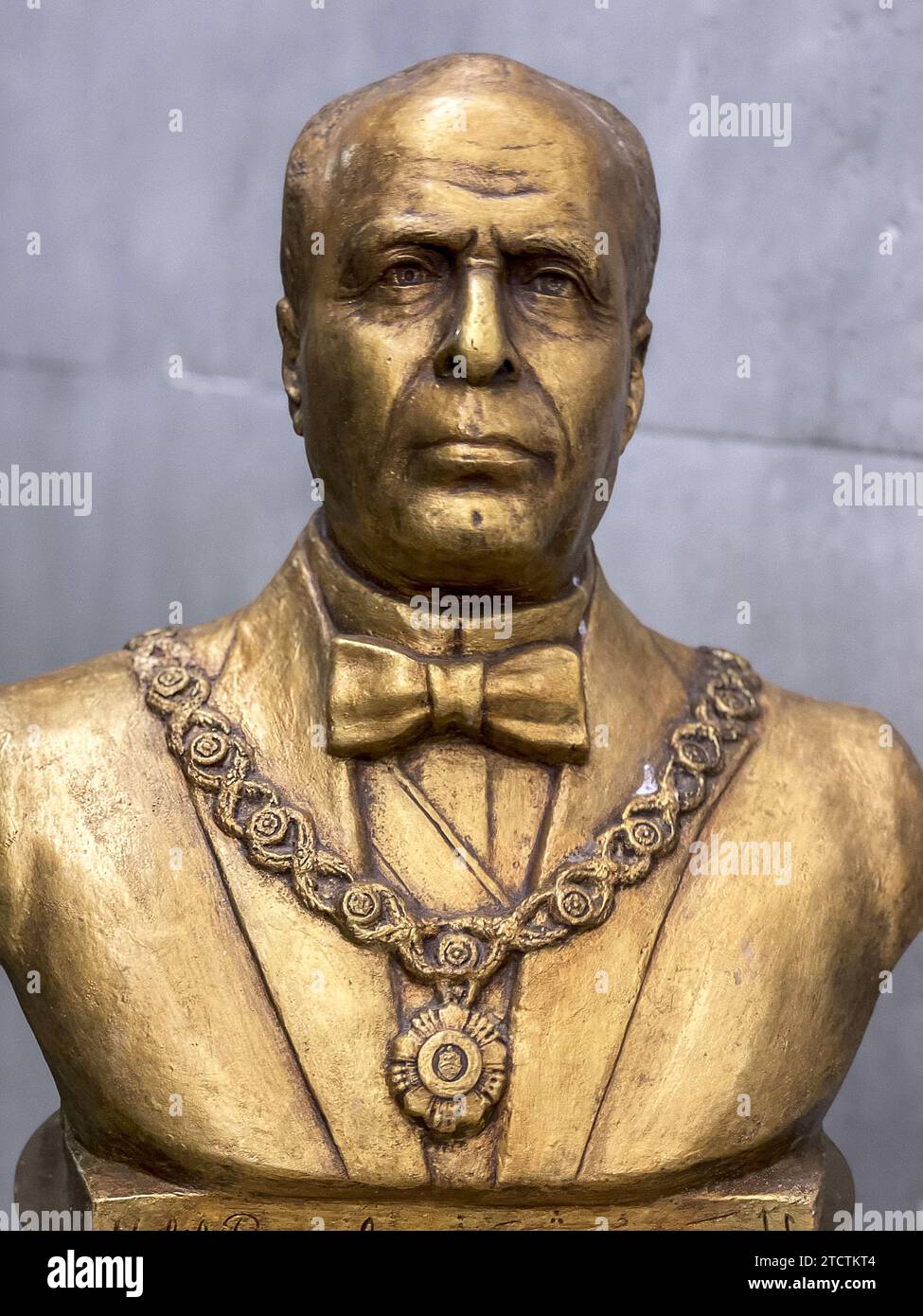 Habib Bourguiba statue in Paris, France Stock Photo