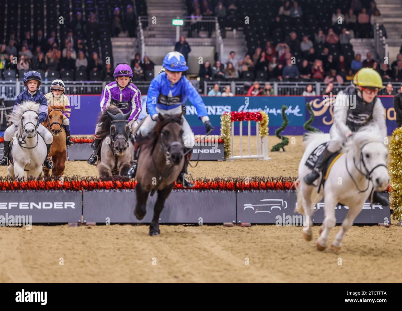 London Excel International Horse Show 14 Dec 2023 The Defender Shetland ...