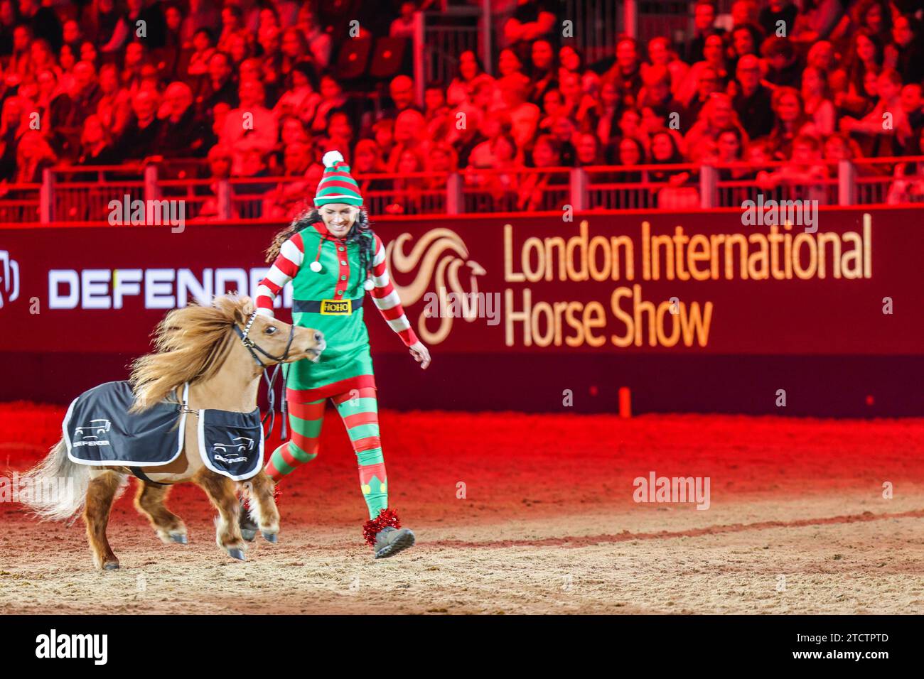 London Excel International Horse Show 14 Dec 2023 The Defender Shetland