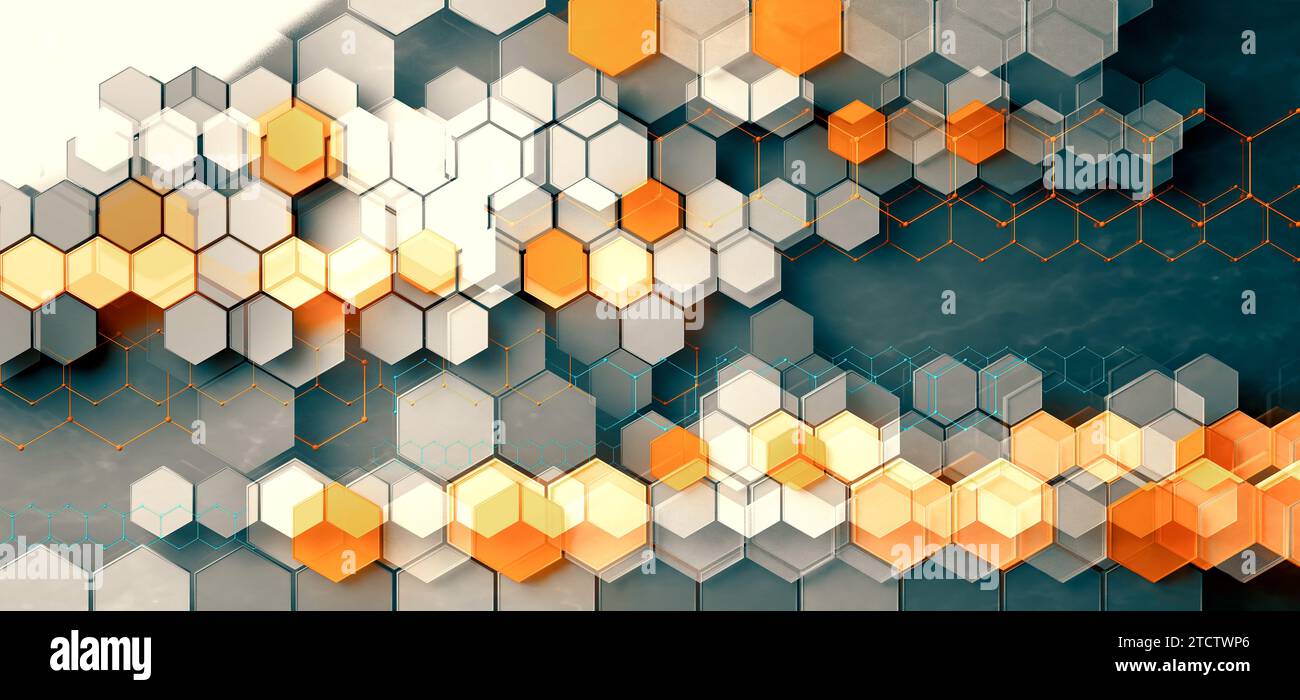 Abstract background of technology and science. Mesh or net with lines ...