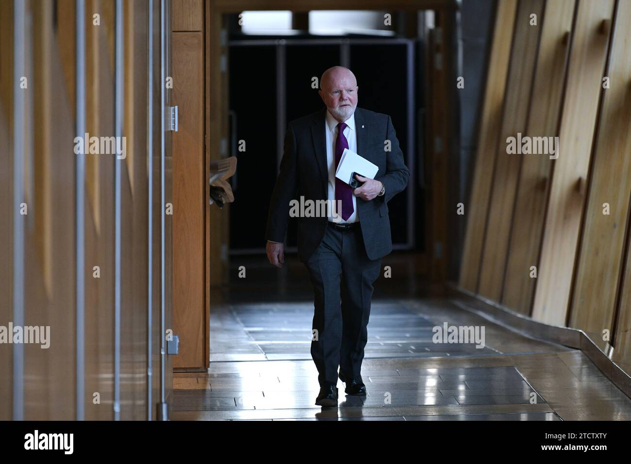Edinburgh Scotland, UK 14 December 2023. Colin Beattie MSP at the Scottish Parliament. credit sst/alamy live news Stock Photo