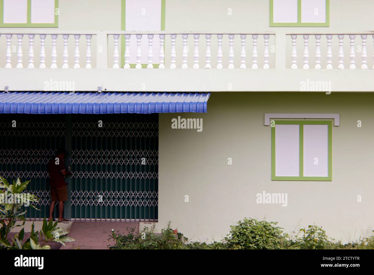 Swiftlet houses use to farm and harvest edible bird nests, to make bird