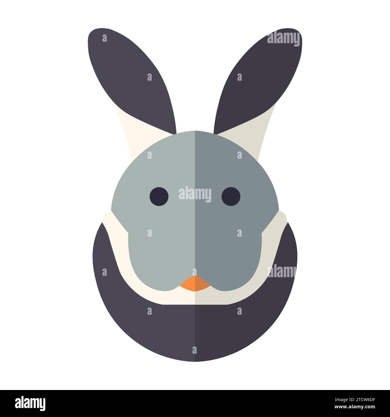 Abstract vector animal icon on white background Stock Vector Image ...