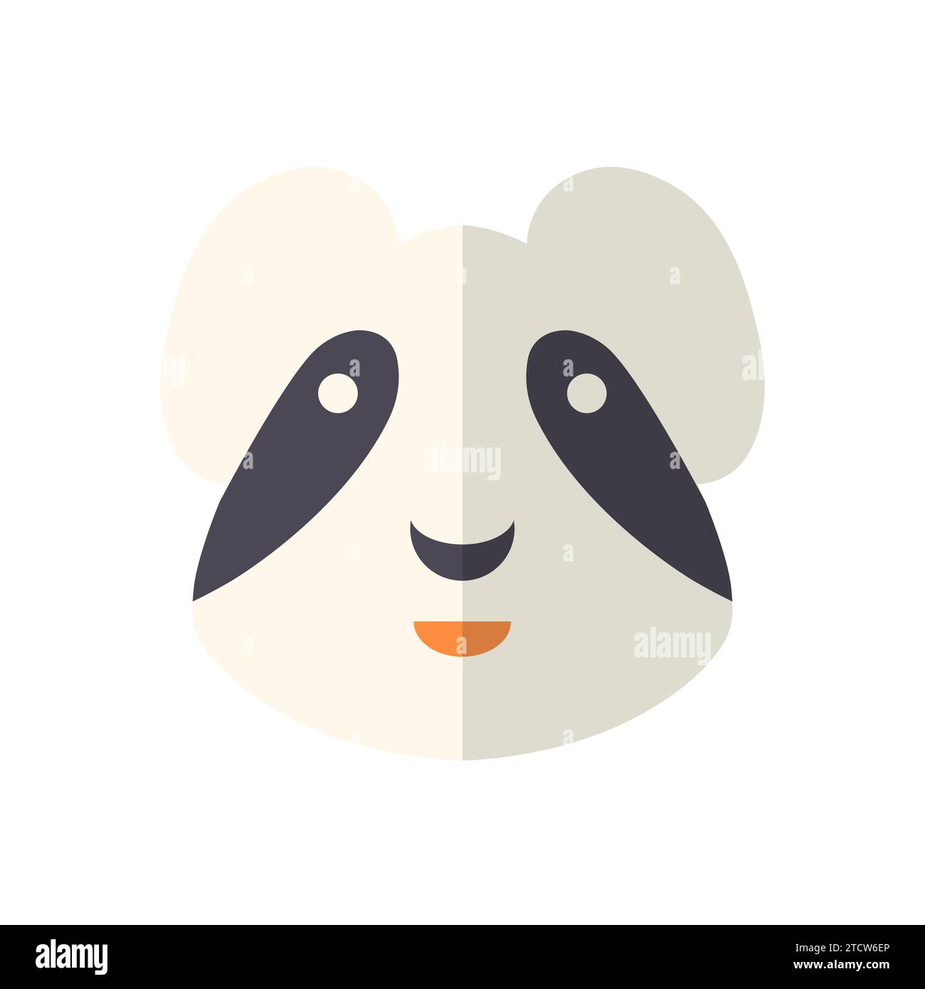Abstract vector animal icon on white background Stock Vector