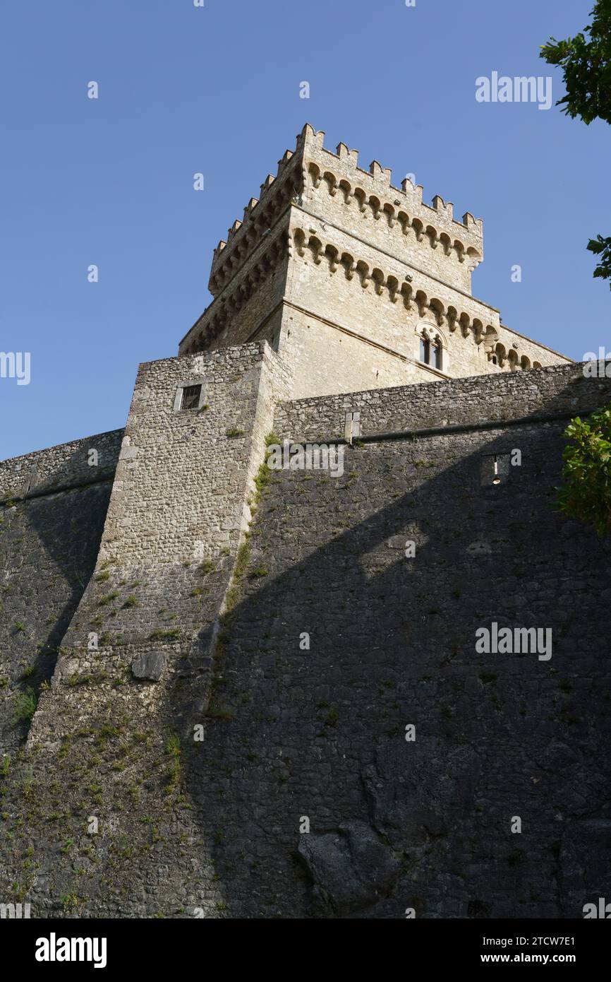 Celano, historic town in province of L Aquila, Abruzzo, Italy. The ...