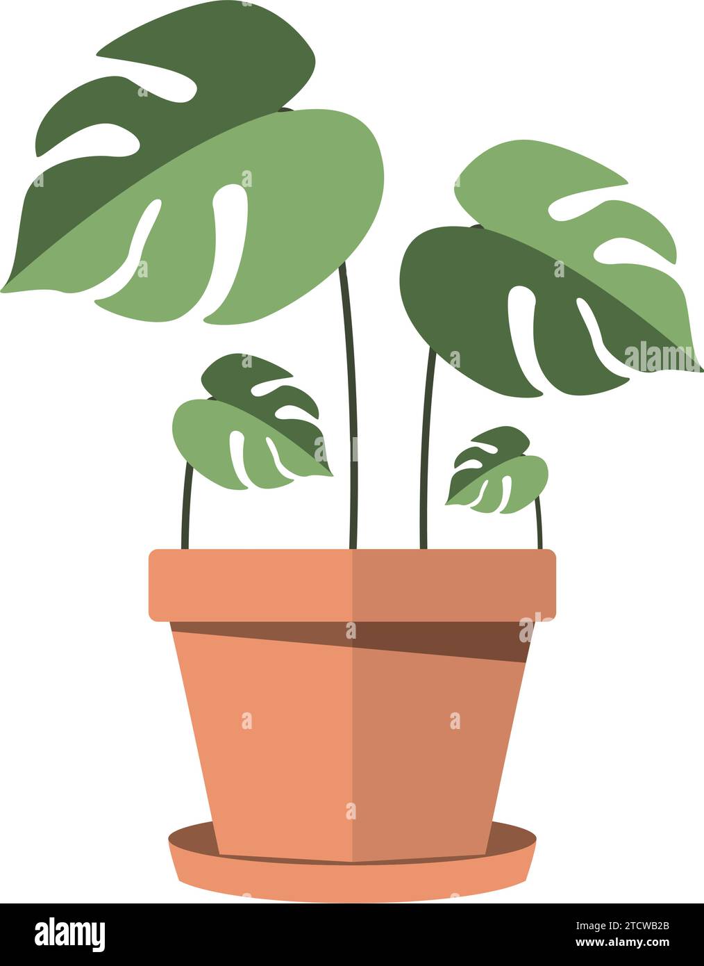 Cute indoor plant icon Vector Stock Vector Image & Art - Alamy