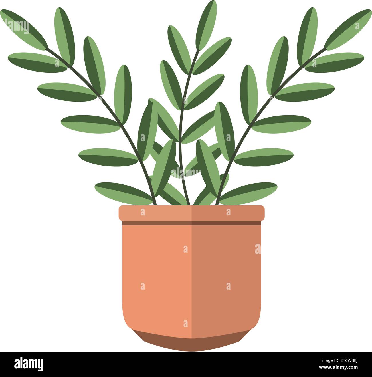 Cute indoor plant icon Vector Stock Vector Image & Art - Alamy