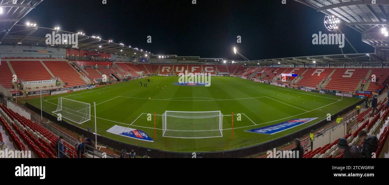 The New York Stadium is home to Rotherham United Football Club in Yorkshire, UK Stock Photo