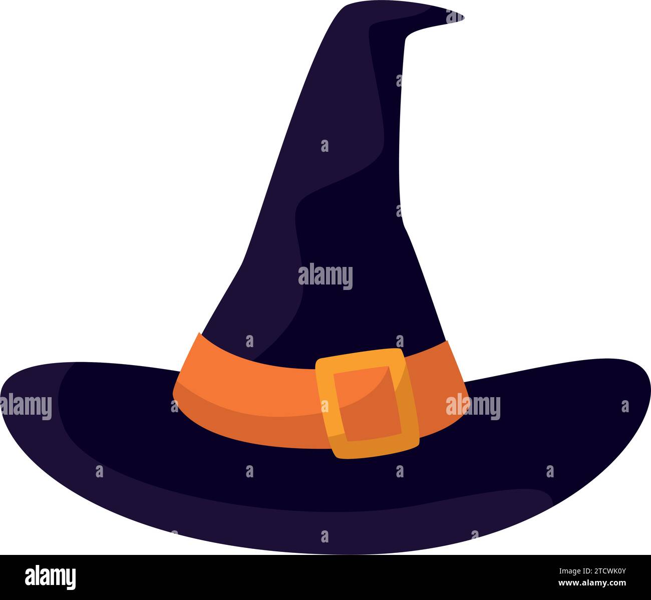 Isolated witch hat icon Vector Stock Vector Image & Art - Alamy