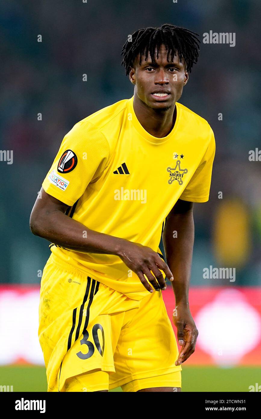 Rome, Italy. 14th Dec, 2023. David Ankeye of Sheriff looks on during
