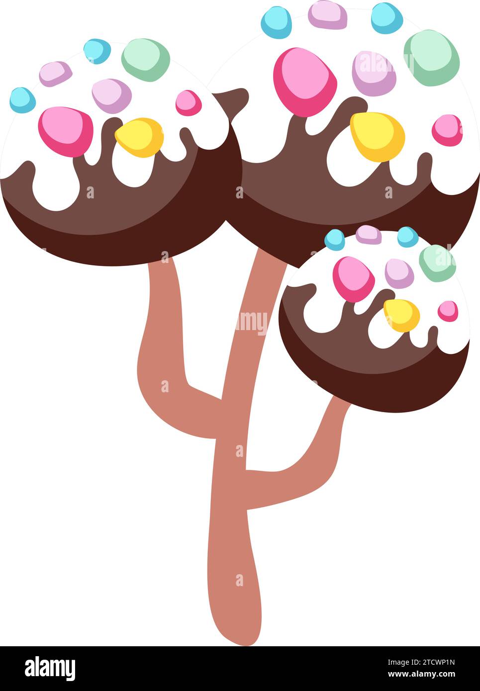 Candy tree Stock Vector Images - Alamy