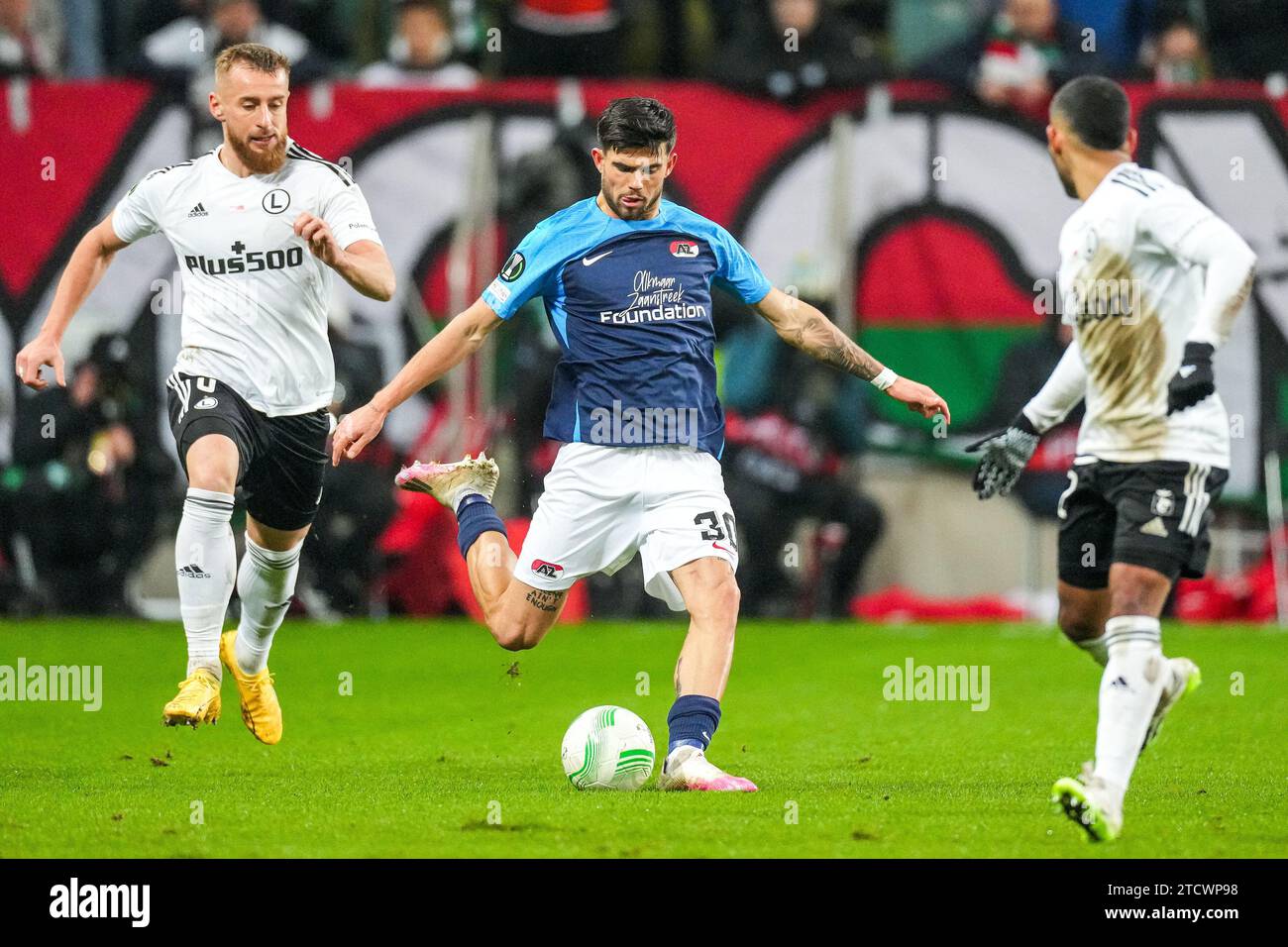 WARSAW - Denso Kasius of AZ Alkmaar during the UEFA Conference League ...