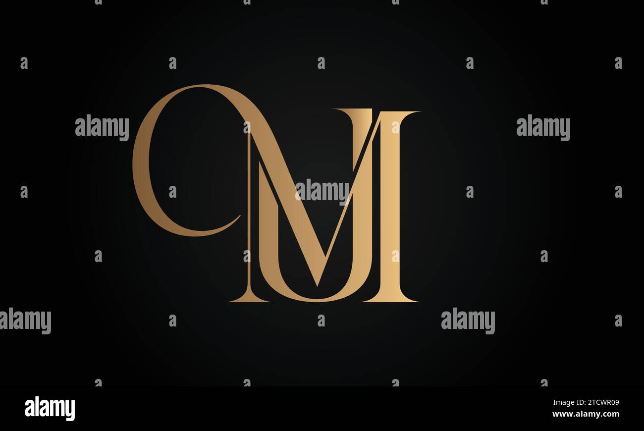 Um letter design hi-res stock photography and images - Alamy