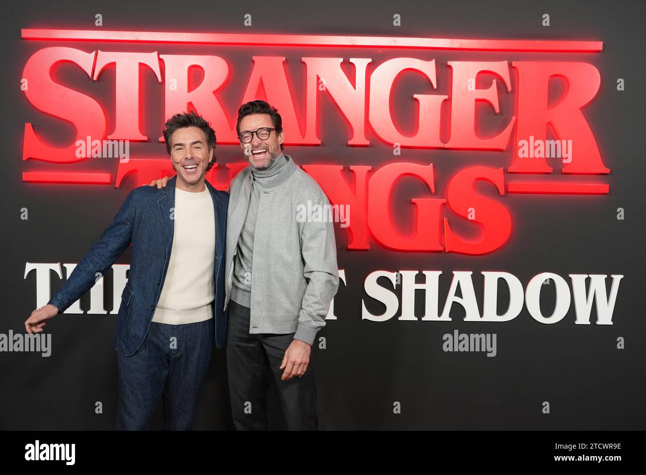 Film director Shawn Levy and Hugh Jackman attend the opening night gala