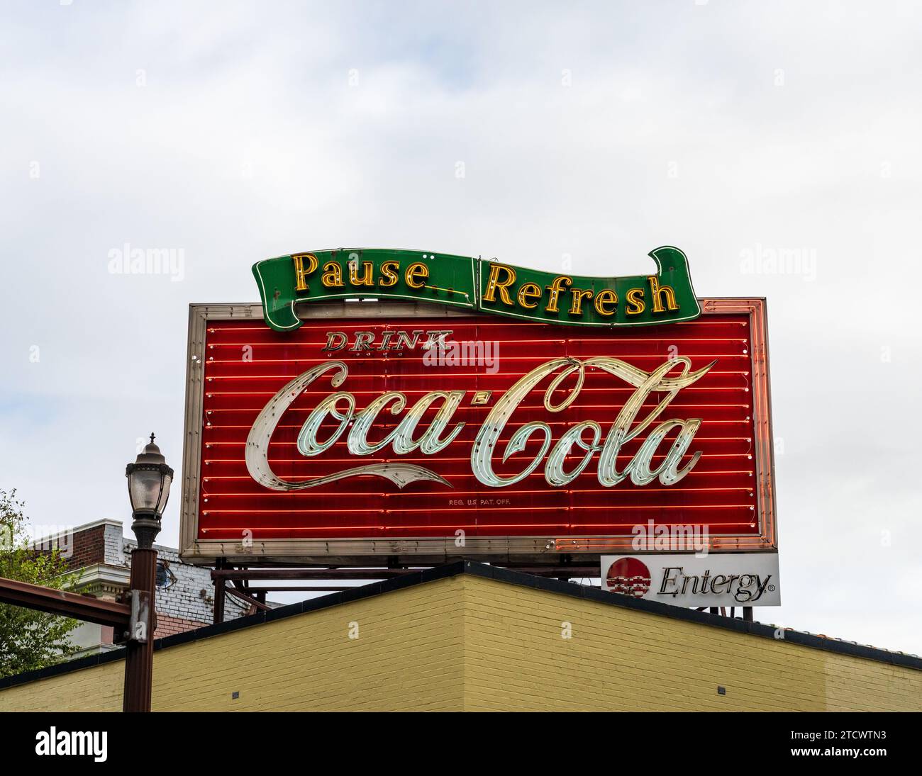 Baton Rouge, LA 27 October 2023 Original design of historic retro