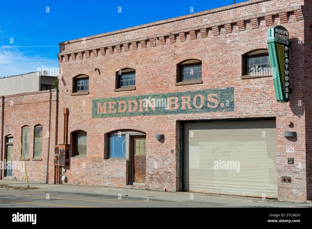 Woolfe Street Playhouse in former meat packing warehouse off upper king