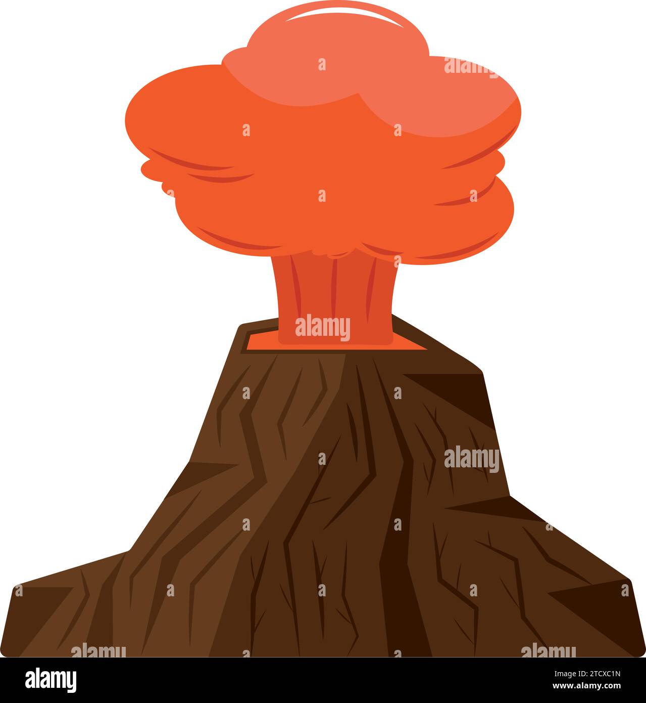 volcano lava coming out Stock Vector Image & Art Alamy