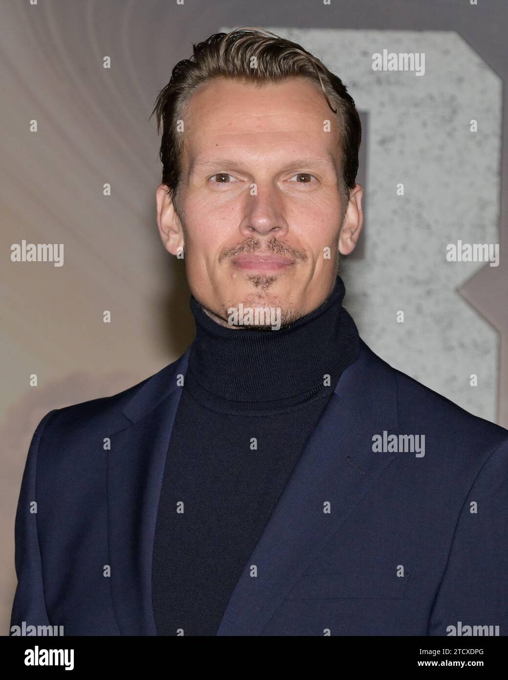 December 13, 2023, Hollywood, California, United States: Tomm Voss attends the Los Angeles Premiere Of Netflix's ''Rebel Moon - Part One: A Child Of Fire' (Credit Image: © Billy Bennight/ZUMA Press Wire) EDITORIAL USAGE ONLY! Not for Commercial USAGE! Stock Photo