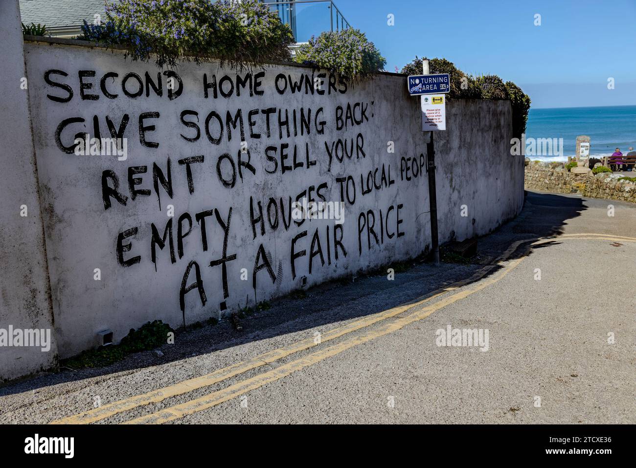 Suspected Second home in St Agnes is targeted amid the Cornish housing