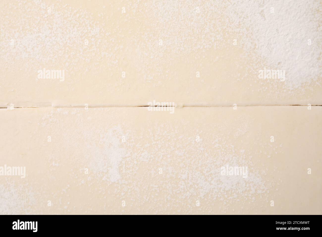 Raw puff pastry dough as background, top view Stock Photo - Alamy