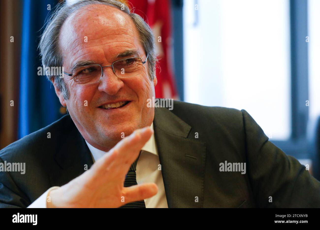 Madrid, 05/06/2016. Interview with Ángel Gabilondo, spokesperson for the socialist group PSOE in the Madrid Assembly. Photo: Jaime García ARCHDC. Credit: Album / Archivo ABC / Jaime García Stock Photo